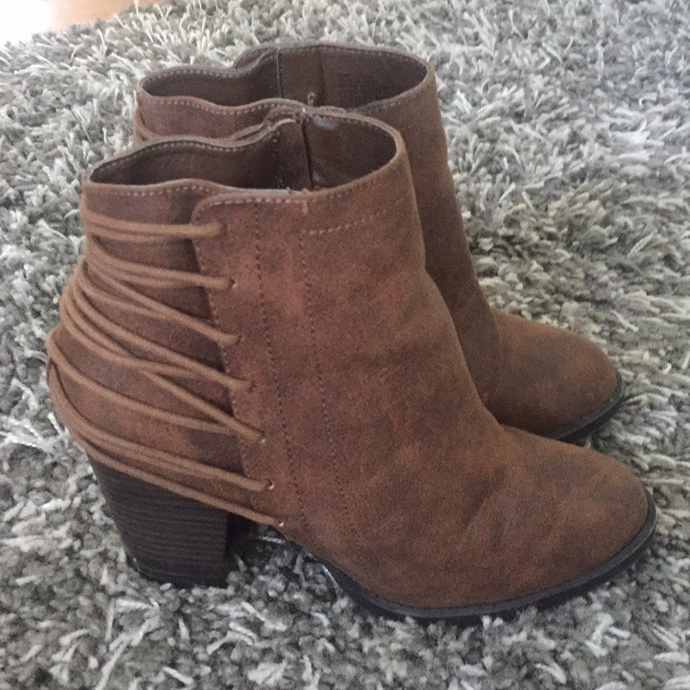 Brown booties